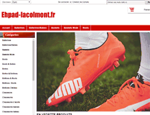 Tablet Screenshot of ehpad-lacolmont.fr